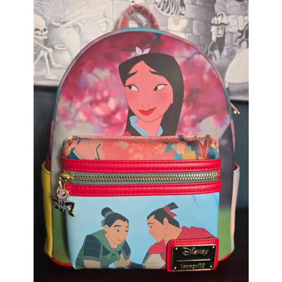 Loungefly Disney Mulan Princess Scenes Backpack - Picture 4 of 9